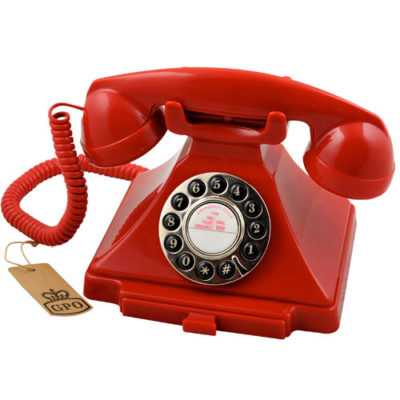 GPO Carrington Nostalgic Design Telephone – Red GPO Carrington Nostalgic Design Telephone – Red